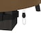 Pure Garden Outdoor Table Cover - 88x58in Heavy-Duty 600D Polyester Canvas with UV 50+ and Waterproof Backing 50-LG1301 - alternate 3